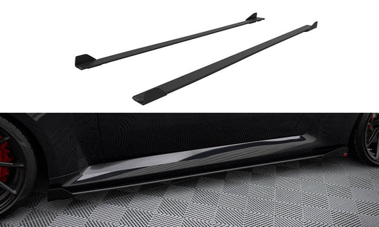 Street Pro Rajouts Des Bas De Caisse V.1 + Flaps BMW M2 G87 BMM2G87CNC-SD1BRB+SF1G