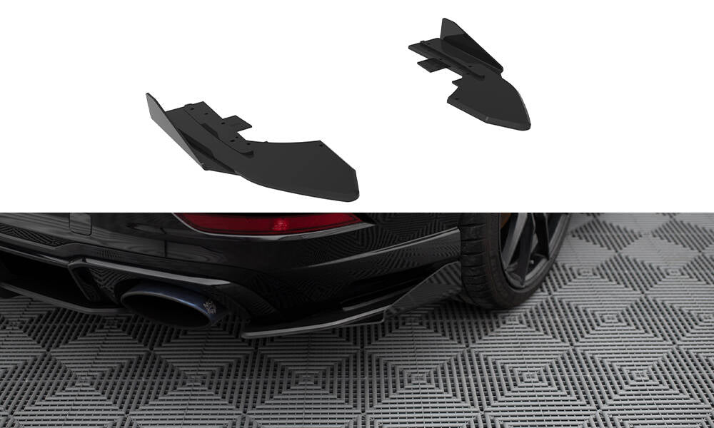 Street Pro Lame Du Pare Chocs Arriere + Flaps Audi RS3 Sedan 8V Facelift AURS38VFSCNC-RSD1BRB+RSF1G