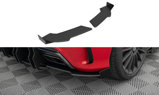 Street Pro Lame Du Pare Chocs Arriere + Flaps Mercedes-Benz A 45 AMG W176 Facelift MEA176FAEROCNC-RSD1B+RSF1G