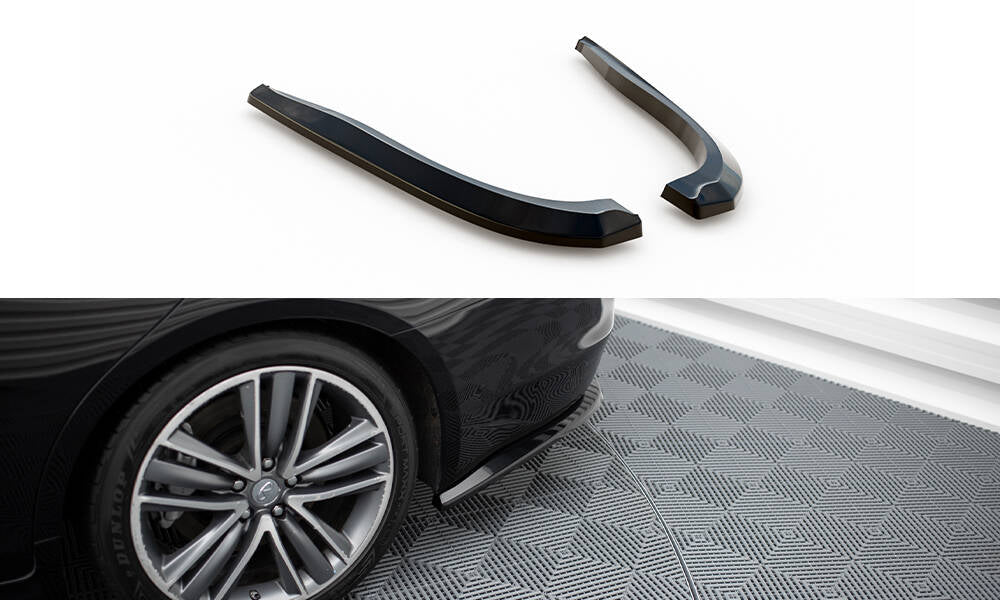 Lames De Pare-Chocs Arrière Latérales V.2 Infiniti Q50 S Mk1 IN-Q50S-1-RSD2G