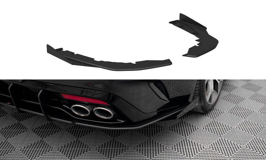 Street Pro Lame Du Pare Chocs Arriere + Flaps Kia Stinger GT / GT-Line  Mk1 KIST1GTLINECNC-RSD1BRB+RSF1G
