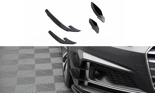 Ailes de pare-chocs avant (Canards) Audi S5 / A5 S-Line Coupe / Sportback F5 AU-S5-2-CAN1
