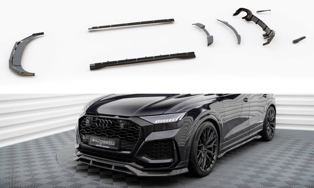 Set of Carbon Splitters Audi RSQ8 Mk1 CF-AU-RSQ8-1-SET