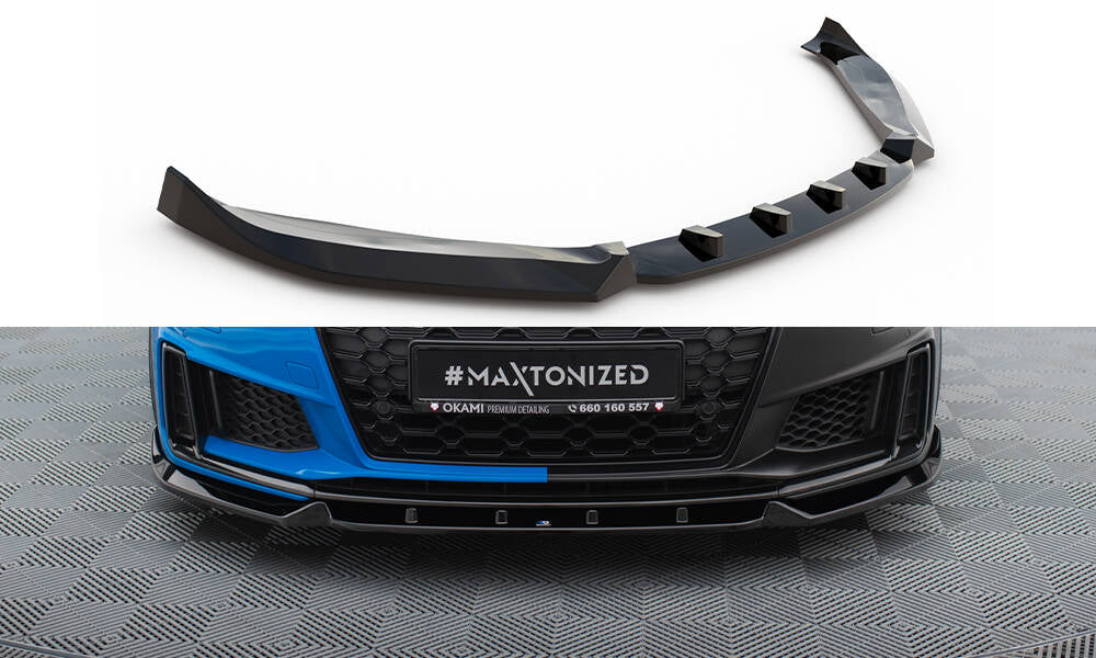 Lame Du Pare-Chocs Avant V.1 Audi TT S 8S Facelift AU-TT-3F-S-FD1G