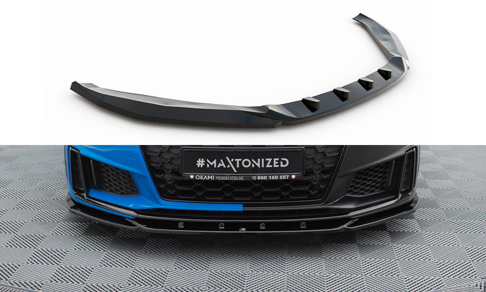 Lame Du Pare-Chocs Avant V.2 Audi TT S 8S Facelift AU-TT-3F-S-FD2G