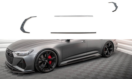 Set of Carbon Fiber Splitters Audi RS6 C8 CF-AU-RS6-C8-SET