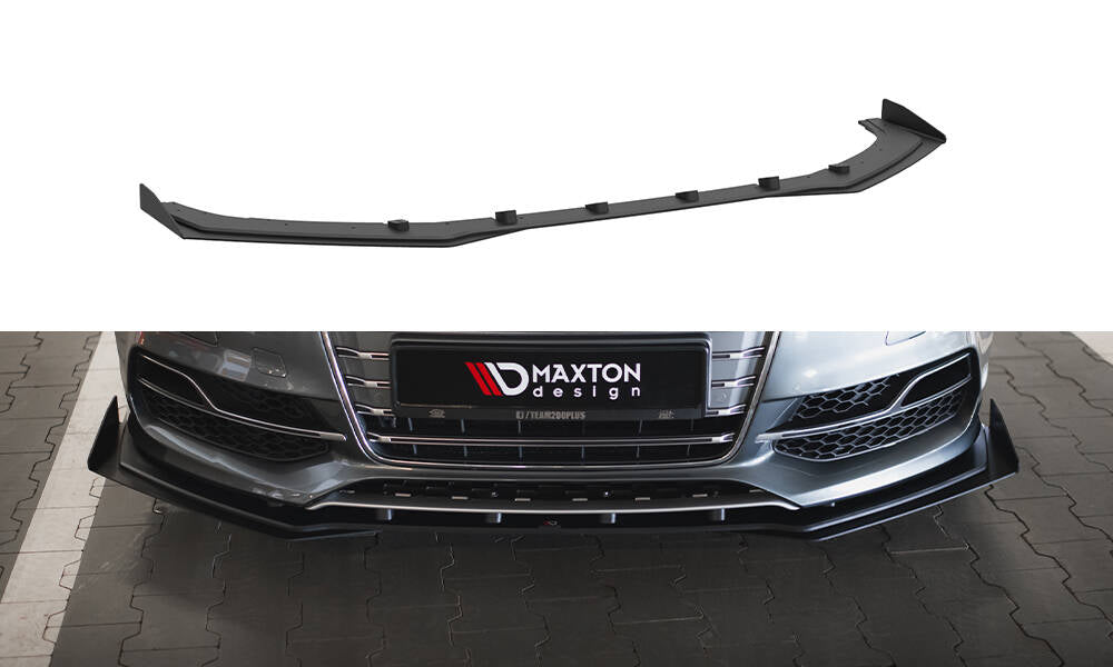 Street Pro Lame Du Pare-Chocs Avant  + Flaps Audi S3 / A3 S-Line Sedan 8V AUS33SCNC-FD1B+FSF1G