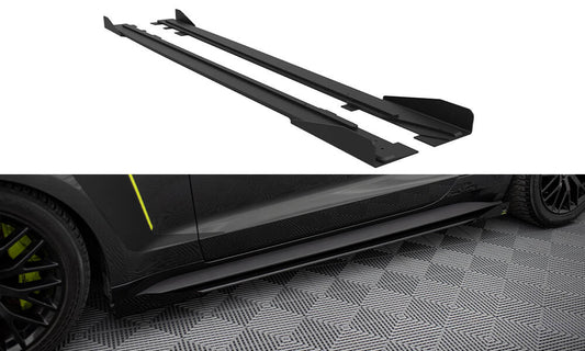 Street Pro Rajouts Des Bas De Caisse + Flaps Ford Mustang GT Mk6  FOMU6GTCNC-SD1BRB+SF1G