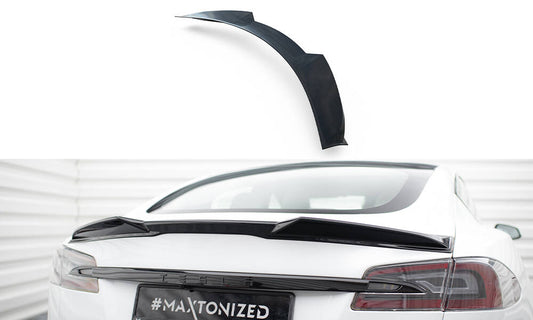 Spoiler Cap 3D Tesla Model S Plaid Mk1 Facelift TE-MODELS-1F2-PL-CAP3D1G