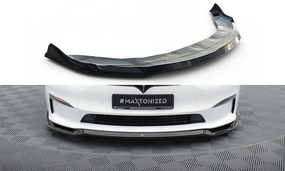 Lame Du Pare-Chocs Avant V.2 Tesla Model S Plaid Mk1 Facelift TE-MODELS-1F2-PL-FD2G