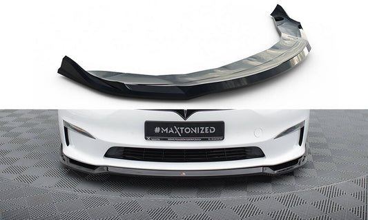 Lame Du Pare-Chocs Avant V.2 Tesla Model S Plaid Mk1 Facelift TE-MODELS-1F2-PL-FD2G