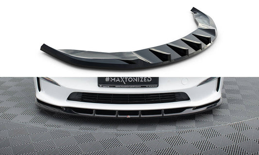 Lame Du Pare-Chocs Avant V.3 Tesla Model S Plaid Mk1 Facelift TE-MODELS-1F2-PL-FD3G