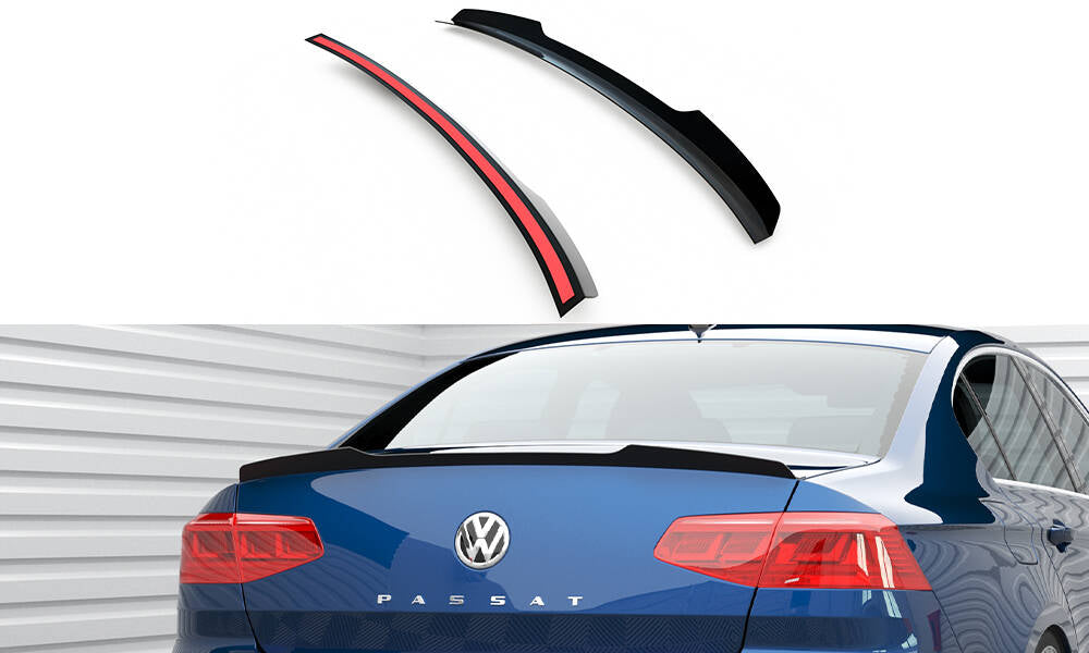 Spoiler Cap Volkswagen Passat Sedan R-Line Mk8 VW-PA-B8-RLINE-S-CAP1G