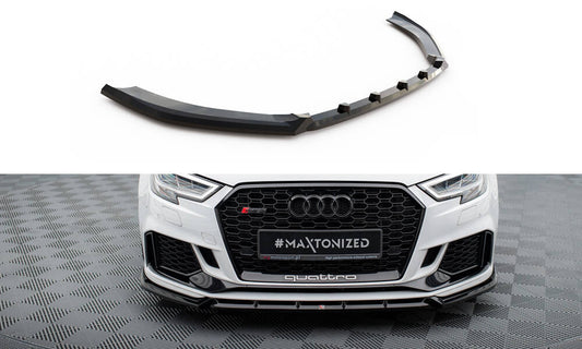 Lame Du Pare-Chocs Avant V.3 Audi RS3 Sedan 8V Facelift AU-RS3-8VF-S-FD3G