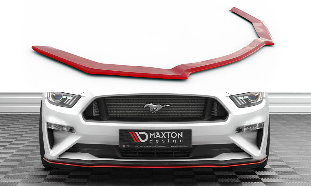 Lame Du Pare-Chocs Avant V.2 Ford Mustang Mk6 Facelift FO-MU-6F-FD2RED