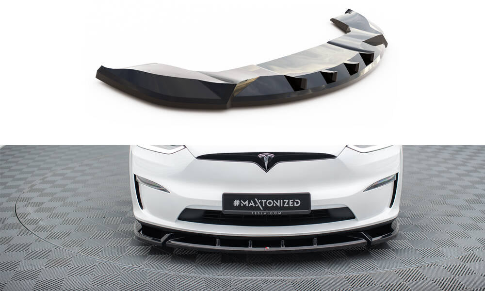 Lame Du Pare-Chocs Avant V.2 Tesla Model X Mk1 Facelift TE-MODELX-1F-FD2G
