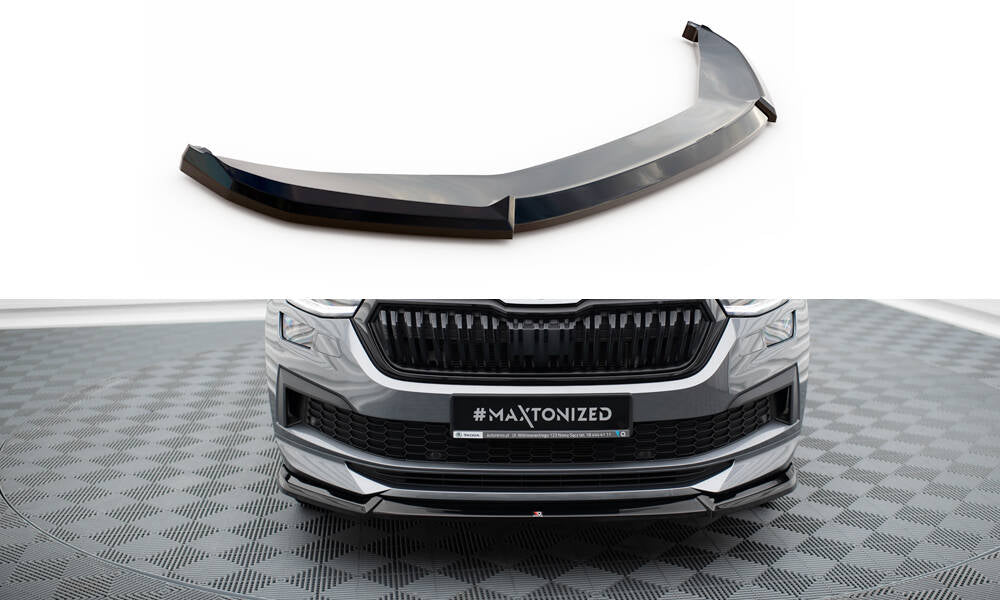 Lame Du Pare-Chocs Avant V.1 Skoda Kodiaq Sportline Mk1 Facelift SK-KO-1F-SL-FD1G