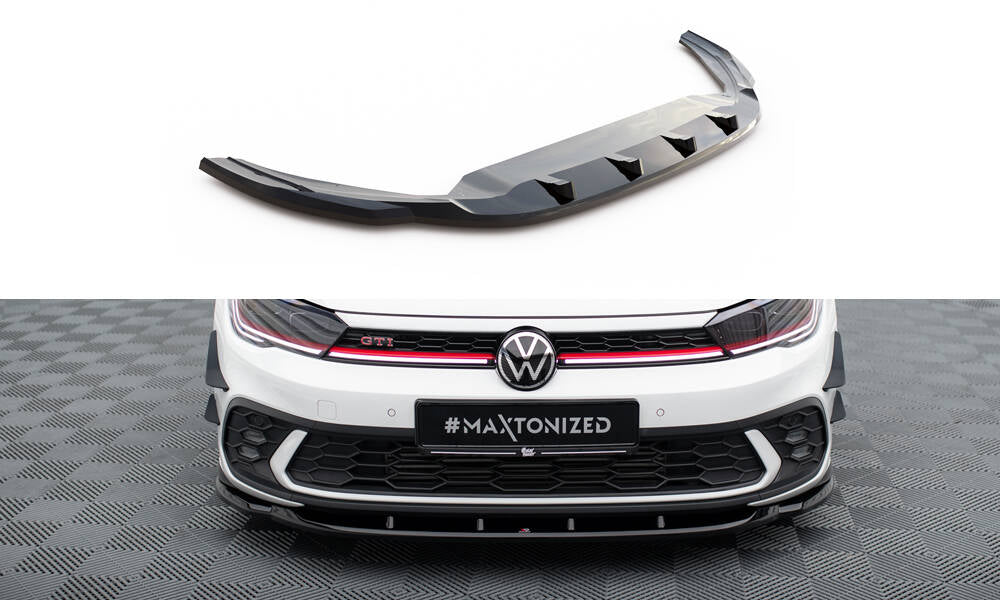 Lame Du Pare-Chocs Avant V.1 Volkswagen Polo GTI Mk6 Facelift VW-PO-6F-GTI-FD1G