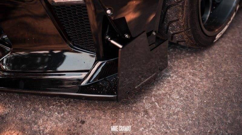 Lames De Pare-Chocs Avant Latérales Nissan GTR NI-GTR-4-BK1-CNC-FDS1