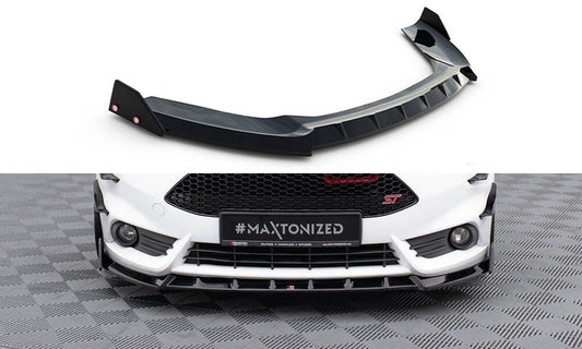 Lame Du Pare-Chocs Avant V.6 + Flaps Ford Fiesta ST Mk7 Facelift FO-FI-7F-ST-FD6G+FSF1B