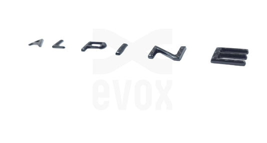 EVOX Monogramme "Alpine" en Carbone Avant + arrière