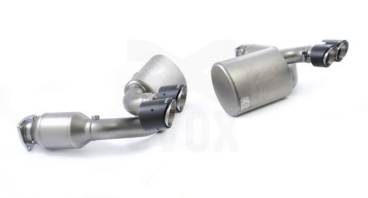 EVOX Ligne Echappement Supersport Porsche 997 Turbo MKI Inox Chrome