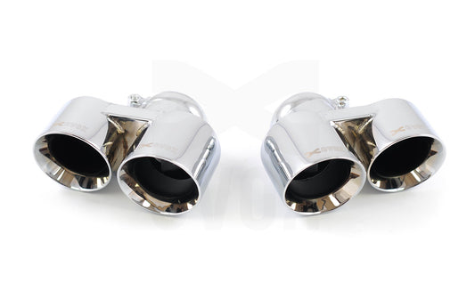 EVOX Sorties Silencieux Chrome Porsche 997 Turbo MKI