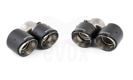 EVOX Sorties Silencieux Carbone Porsche 997 Turbo MKI