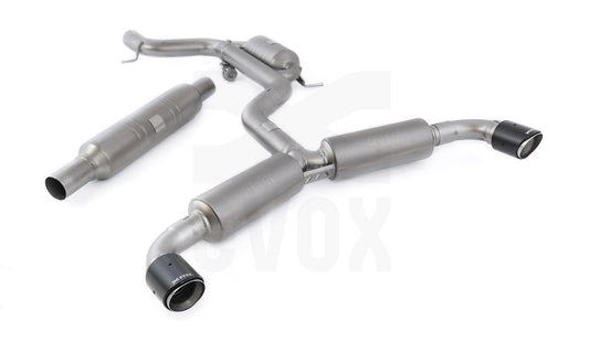EVOX Silencieux ValveTronic RACE avec MidPipe VW Golf 7 GTI Carbone