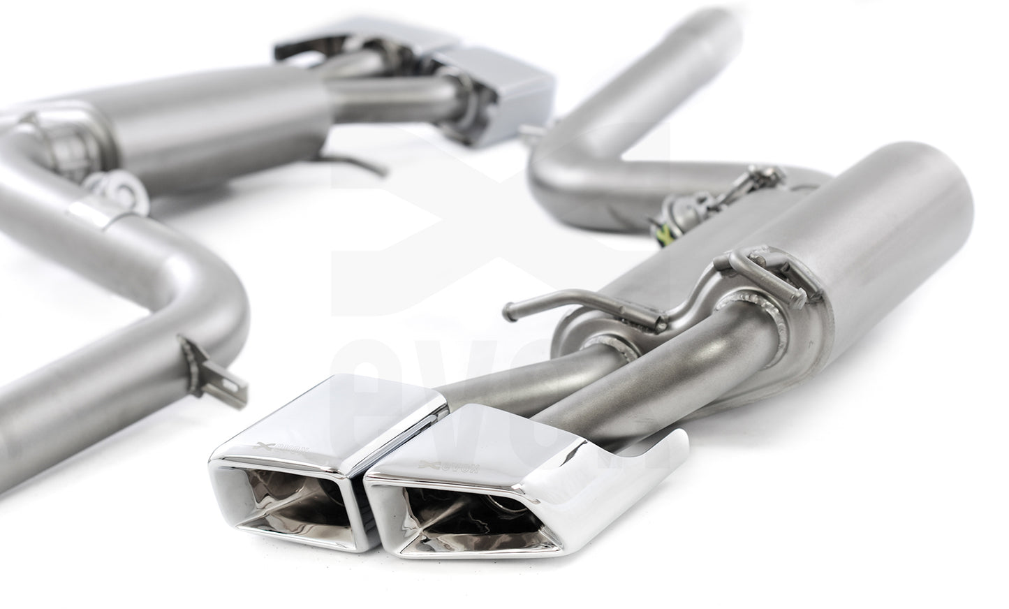 EVOX Système d'Échappement ValveTronic Mercedes AMG C63 (W204) Sorties ovales avec Frontpipe catasport avec midpipe + silencieux