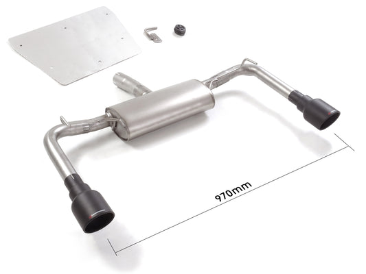 Silencieux arrière duplex Ragazzon en Inox (50.0513.61B)