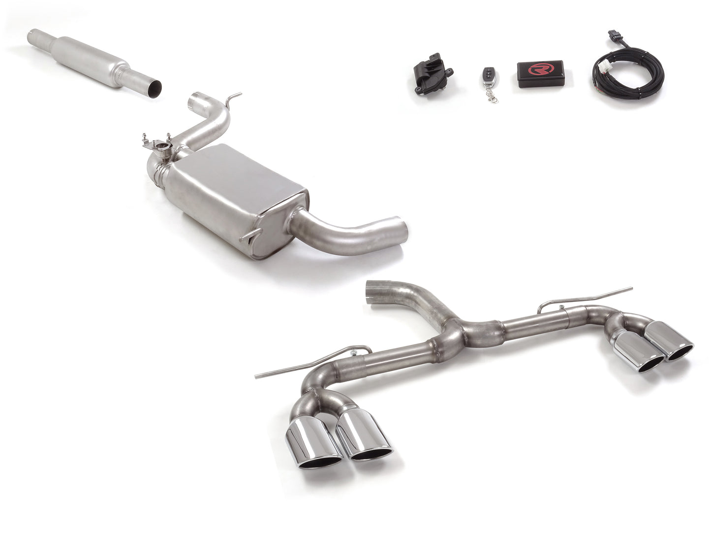 Echappement à valves Ragazzon avec suppression du silencieux arrière (50.0824.35)