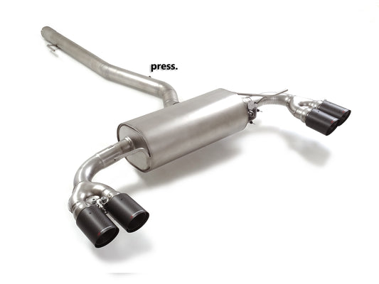 Silencieux arrière duplex Ragazzon en Inox (50.1117.78)