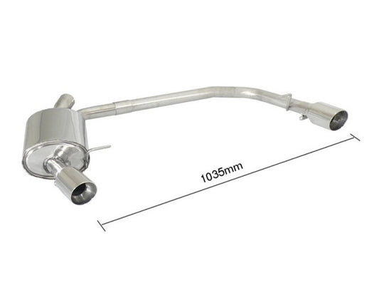 Silencieux arrière duplex Ragazzon en Inox (50.0327.60)