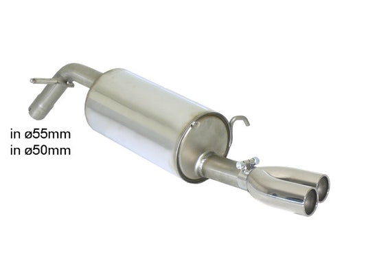 Silencieux arrière Ragazzon en inox (50.0452.25)