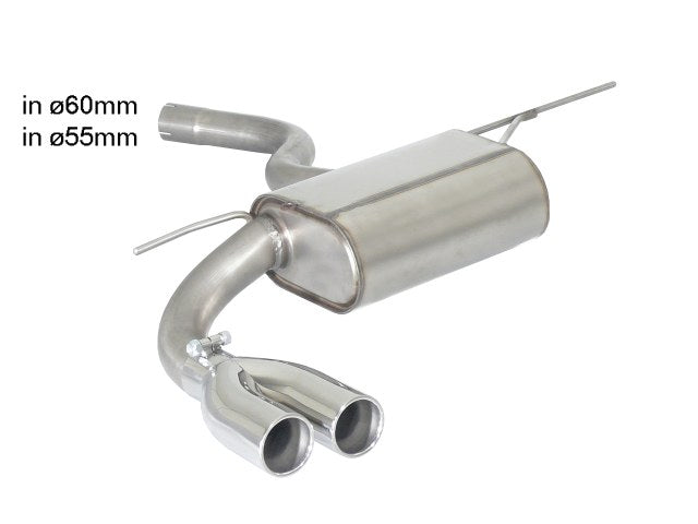 Silencieux arrière Ragazzon en inox (50.0461.25)