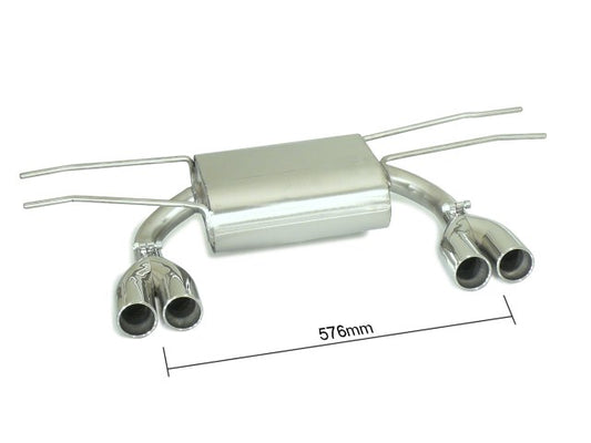 Silencieux arrière duplex Ragazzon en Inox (50.0578.25)