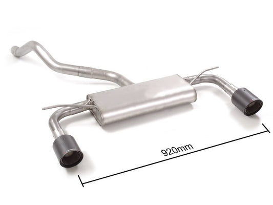 Silencieux arrière duplex Ragazzon en Inox (50.0864.74)