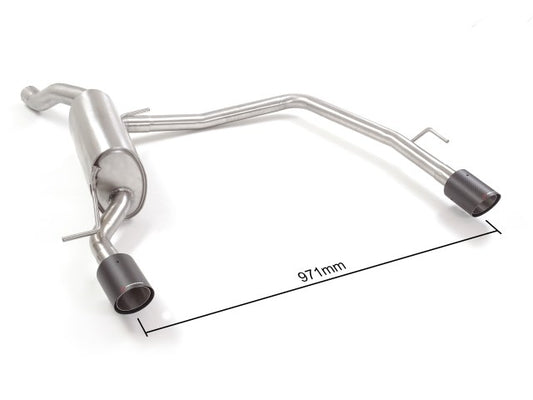 Silencieux arrière duplex Ragazzon en Inox (50.0880.73)