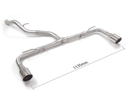 Tube arrière duplex Ragazzon en Inox (50.0994.61)