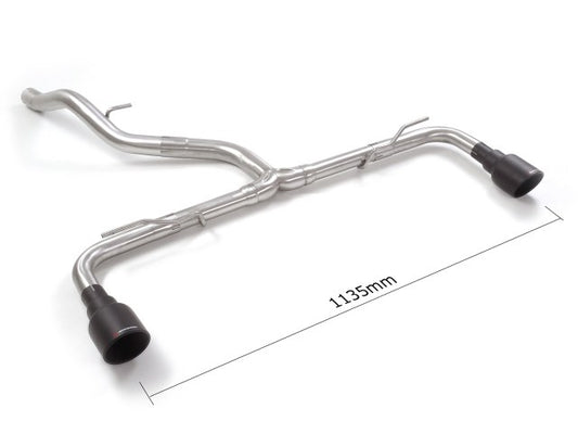 Tube arrière duplex Ragazzon en Inox (50.0994.61B)