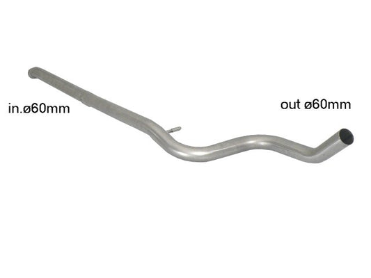 Tube Intermédiaire Ragazzon sans silencieux en Inox (55.0270.00)