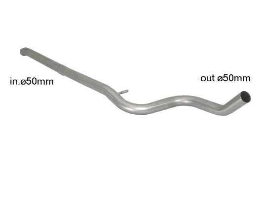 Tube Intermédiaire Ragazzon sans silencieux en Inox (55.0378.00)