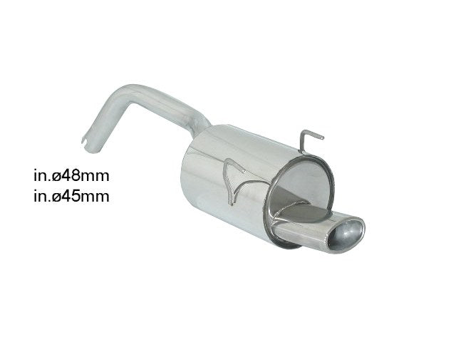 Silencieux arrière Ragazzon en inox (58.0645.10)