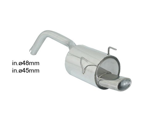 Silencieux arrière Ragazzon en inox (58.0645.10)