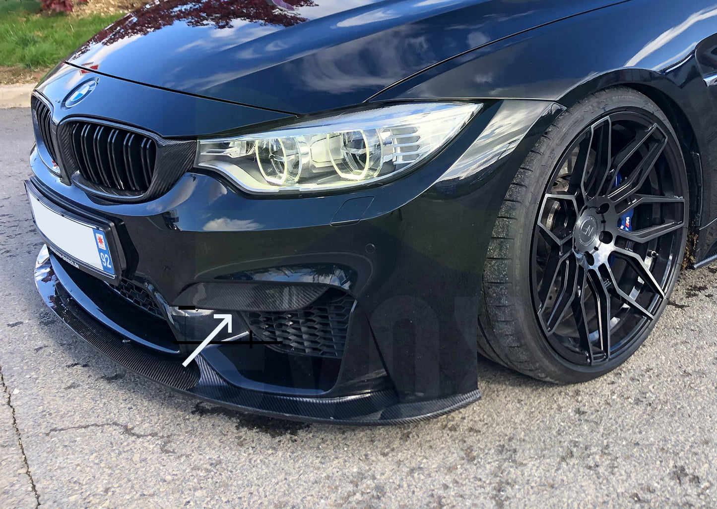 EVOX Splitters SuperSport de Pare-Chocs en Carbone BMW M3 (F80)
