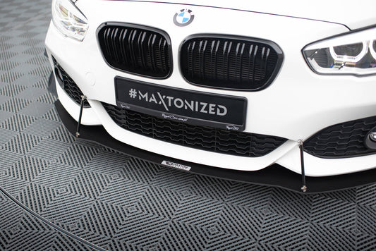 SPORT LAME DU PARE-CHOCS AVANT V.1 BMW 1 F20/F21 M-Power FACELIFT BM-1-F20F-M-CNC-FD1A