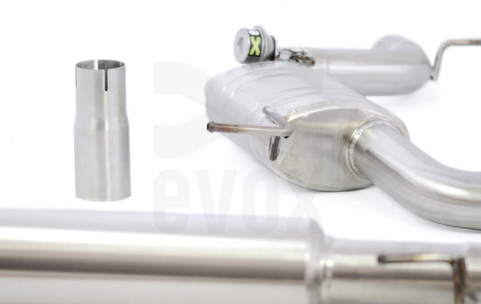 EVOX Silencieux ValveTronic avec MidPipe VW Golf 7 GTI Carbone