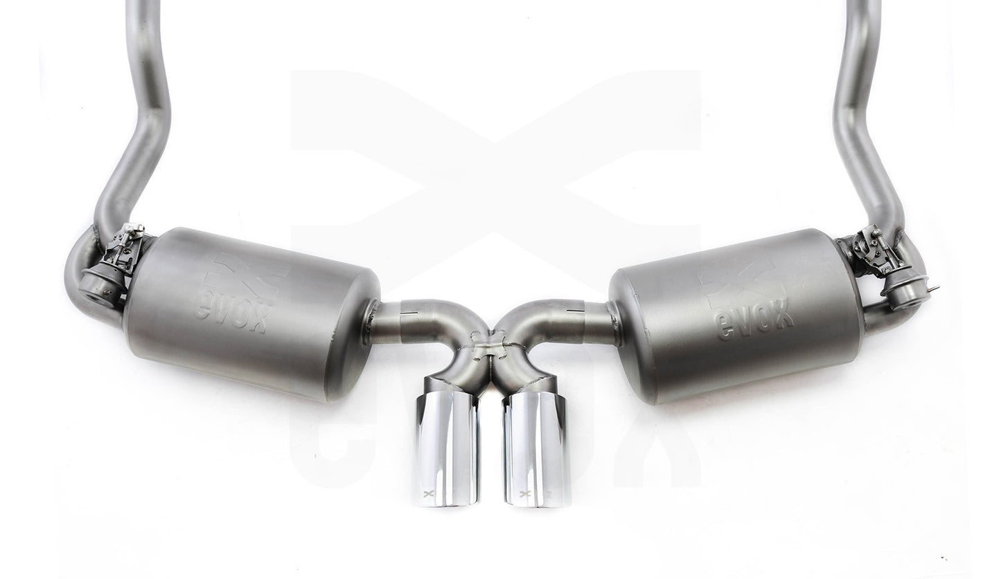 EVOX Silencieux ValveTronic Porsche Boxster 987 MKII Inox Chrome