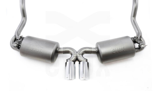 EVOX Silencieux ValveTronic Porsche Cayman 987 MKII Inox Chrome